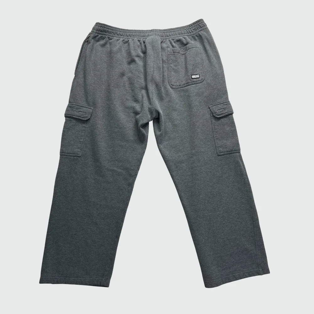 Ecko Function Cargo Sweatpants XXL Gray Fleece Utility Joggers Streetwear Casual